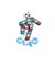 クロックス（crocs）ジビッツ チャーム FIFA ワールドカップ チャオ 10018347