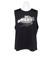 ロキシー（ROXY）水陸両用 フィットネス STAY WITH HOPE 箔プリントロゴタンクトップ RSL264546 BLK