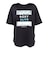 ロキシー（ROXY）水陸両用 フィットネス FEEL FREE バックロング グラフィック半袖Tシャツ RST264532 BLK