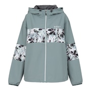 ロキシー（ROXY）フィットネス FEEL FREE 柄プリントジップフーディー パーカー 26FW RJK264529 GRN