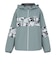 ロキシー（ROXY）フィットネス FEEL FREE 柄プリントジップフーディー パーカー 26FW RJK264529 GRN