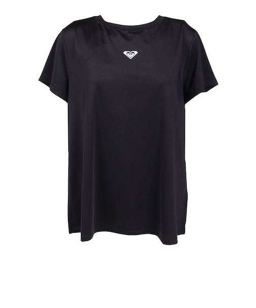 ロキシー(ROXY)フィットネス MY 1ST ROXY 3Dポイントロゴ半袖Tシャツ RST264525 BLK