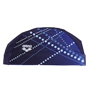アリーナ（ARENA）スイムキャップ 水泳 テキスタイルキャップ 紺×青 54-59cm AS6FSC76U NVBL スイミングキャップ トリコットキャップ