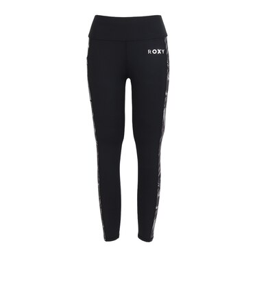 ロキシー(ROXY)水陸両用 フィットネス FEEL FREE VER2 サイド柄プリントレギンス RPT264536 BLK