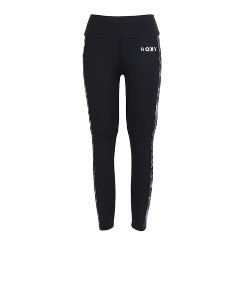 ロキシー(ROXY)水陸両用 フィットネス FEEL FREE VER2 サイド柄プリントレギンス RPT264536 BLK
