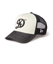 ニューエラ(NEW ERA)キャップ 9FORTY A-Frame トラッカー Laser Burn Out Denim ロサンゼルス・ドジャース 15137…