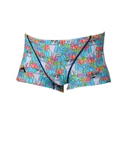 スピード(SPEEDO)競泳水着 メンズ 水泳 モルガフラワードッグターンズボックス 青 S-Lサイズ ST52659MU BL レッグ丈 トレーニング水着