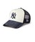 ニューエラ（NEW ERA）キャップ 9FORTY A-Frame トラッカー Laser Burn Out Denim ニューヨーク・ヤンキース 15137…