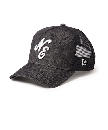 ニューエラ（NEW ERA）キャップ 9FORTY A-Frame トラッカー Laser Burn Out Denim 15137102