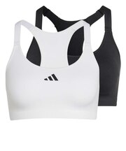 アディダス(adidas)オプティム エッセンシャルズ シームレス ブラ 2枚組 VZ862-KF8822