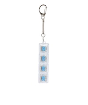 キーホルダー KACHI KACHI キーボードクリッカー 4P LED クリア KACHI-006