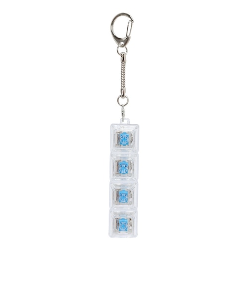 キーホルダー KACHI KACHI キーボードクリッカー 4P LED クリア KACHI-006