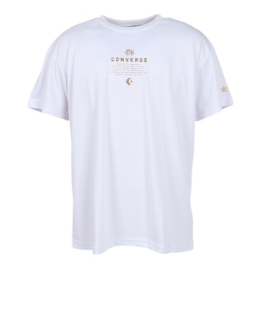コンバース（CONVERSE）バスケットボールウェア ゴールドシリーズプリント半袖Tシャツ CBG262351-1100
