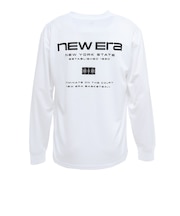 ニューエラ(NEW ERA)バスケットボールウェア 長袖 テック Tシャツ Brand Name Logo ホワイト 15135373
