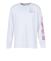 エゴザル(EGOZARU)バスケットボールウェア マルチスクリプトプリントロングスリーブTシャツ EZFW26ULS003C002