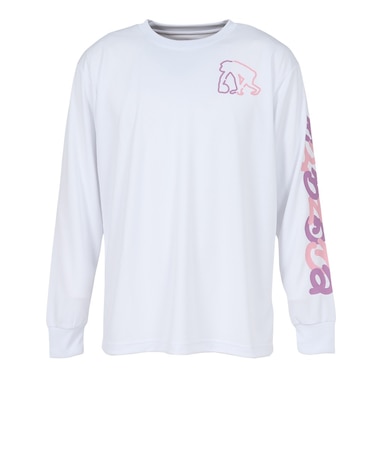 エゴザル（EGOZARU）バスケットボールウェア マルチスクリプトプリントロングスリーブTシャツ EZFW26ULS003C002