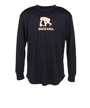 エゴザル(EGOZARU)バスケットボールウェア ラインロゴ バックプリント ロングスリーブTシャツ EZFW25ULS008C044