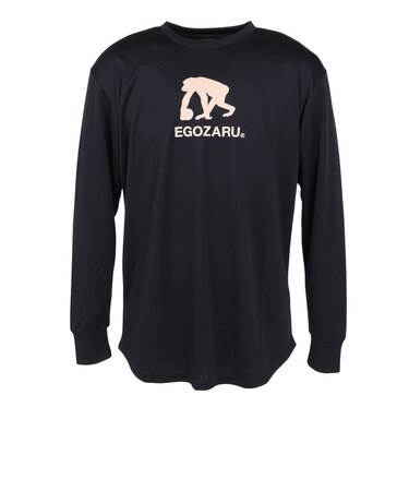 エゴザル（EGOZARU）バスケットボールウェア ラインロゴ バックプリント ロングスリーブTシャツ EZFW25ULS008C044
