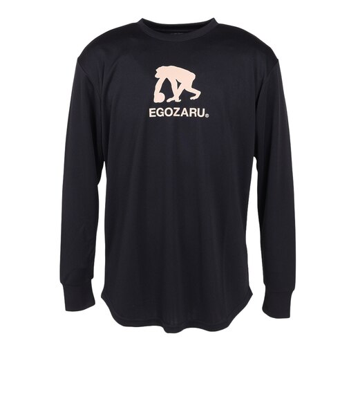 エゴザル（EGOZARU）バスケットボールウェア ラインロゴ バックプリント ロングスリーブTシャツ EZFW25ULS008C044