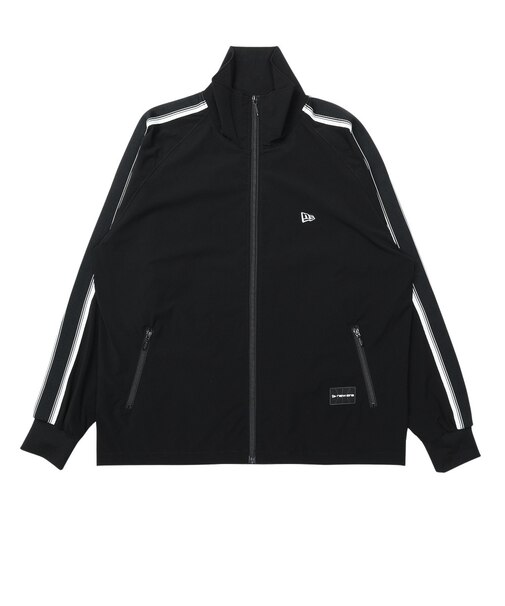 ニューエラ（NEW ERA）バスケットボールウェア ウォームアップ ジャケット Brand Name Logo ブラック 15135364
