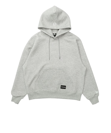 ニューエラ（NEW ERA）バスケットボールウェア オーバーサイズド テック スウェット プルオーバー フーディ Brand Name Logo グレー 15…