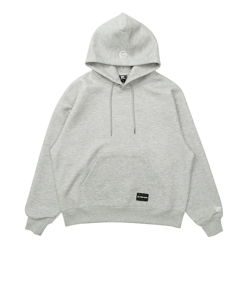 ニューエラ（NEW ERA）バスケットボールウェア オーバーサイズド テック スウェット プルオーバー フーディ Brand Name Logo グレー 15…