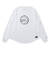 ニューエラ（NEW ERA）バスケットボールウェア 長袖 オーバーサイズド テック Tシャツ Round Ball Logo ホワイト 15135375