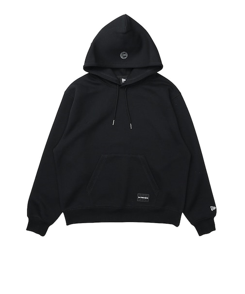 ニューエラ（NEW ERA）バスケットボールウェア オーバーサイズド テック スウェット プルオーバー フーディ Brand Name Logo ブラック 1…