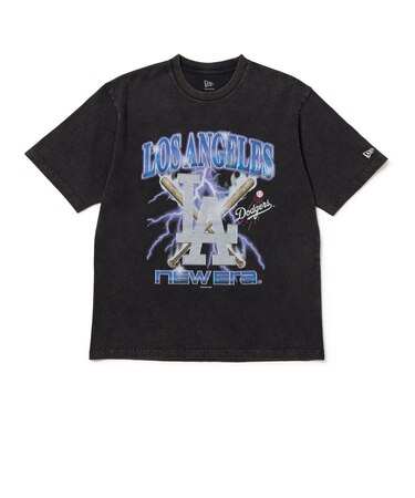ニューエラ（NEW ERA）ウォッシュドコットン 半袖Tシャツ Lightning ロサンゼルス・ドジャース 15129307