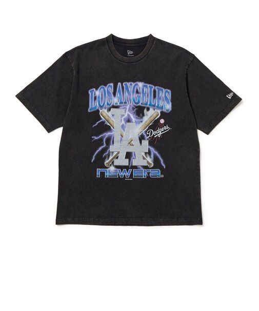 ニューエラ（NEW ERA）ウォッシュドコットン 半袖Tシャツ Lightning ロサンゼルス・ドジャース 15129307