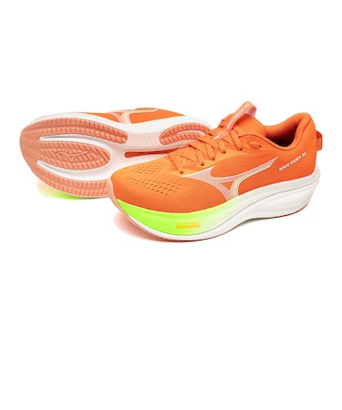 ミズノ(MIZUNO)ランニングシューズ ジョギングシューズ ウエーブライダー30 SW オレンジ J1GW262172 スポーツ シューズ トレーニング
