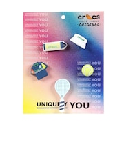 クロックス(crocs)ジビッツ チャーム テニス ゲーム 5個セット 10018813