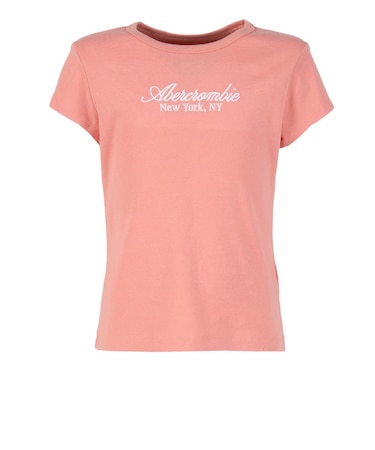 アバクロンビー&フィッチ（Abercrombie & Fitch）ジュニア CORE SCRIPT BABY 半袖Tシャツ 43AU29-NAD