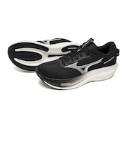 ミズノ（MIZUNO）ランニングシューズ ジョギングシューズ ウエーブライダー 30 ブラック ホワイト J1GU262081 スポーツシューズ