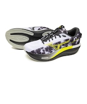 ミズノ（MIZUNO）ランニングシューズ ジョギングシューズ ウエーブライダー 30 AMS ホワイト イエロー  J1GU262281 スポーツシューズ