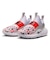 ナイキ（NIKE）ジュニア スニーカー スポーツシューズ フレックス ランナー 4 AOP PS ホワイト オレンジ IO9507-100 カジュアル シューズ
