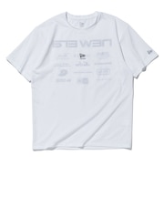 ニューエラ（NEW ERA）半袖 テックTシャツ アーカイブロゴ パターン パフォーマンスアパレル 15354332