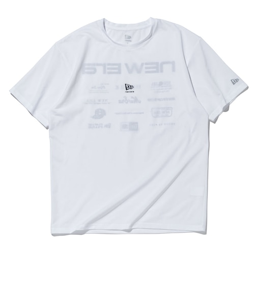 ニューエラ（NEW ERA）半袖 テックTシャツ アーカイブロゴ パターン パフォーマンスアパレル 15354332