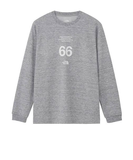 ザ・ノース・フェイス（THE NORTH FACE）ロングスリーブ 66ステイトメント クルーネック Tシャツ NT82689 Z