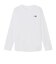 ザ・ノース・フェイス（THE NORTH FACE）ロングスリーブ シンプルロゴ Tシャツ NTW82675 W
