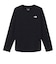 ザ・ノース・フェイス（THE NORTH FACE）ロングスリーブ シンプルロゴ Tシャツ NTW82675 K
