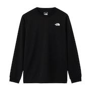 ザ・ノース・フェイス(THE NORTH FACE)ロングスリーブ マウンテニアリングロゴ クルーネック Tシャツ NT82688 K
