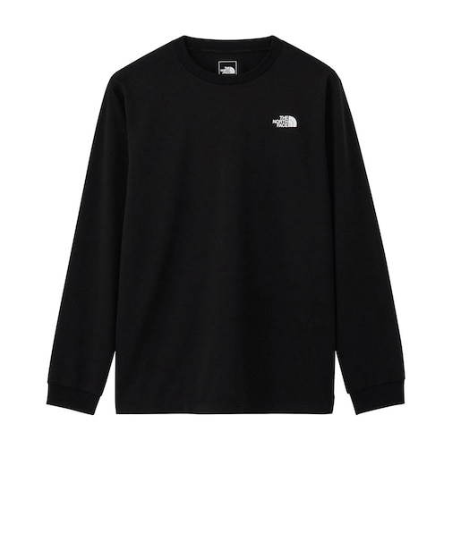 ザ・ノース・フェイス（THE NORTH FACE）ロングスリーブ マウンテニアリングロゴ クルーネック Tシャツ NT82688 K