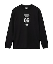 ザ・ノース・フェイス（THE NORTH FACE）ロングスリーブ 66ステイトメント クルーネック Tシャツ NT82689 K