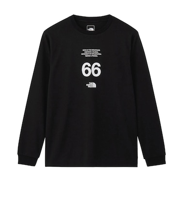 ザ・ノース・フェイス（THE NORTH FACE）ロングスリーブ 66ステイトメント クルーネック Tシャツ NT82689 K