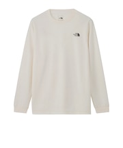 ザ・ノース・フェイス（THE NORTH FACE）ロングスリーブ マウンテニアリングロゴ クルーネック Tシャツ NT82688 OW