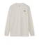 ザ・ノース・フェイス（THE NORTH FACE）ロングスリーブ マウンテニアリングロゴ クルーネック Tシャツ NT82688 OW