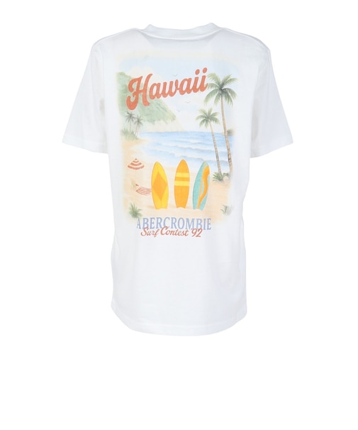 アバクロンビー&フィッチ(Abercrombie & Fitch)ジュニア AMALFI COAST SURF CONTEST 半袖Tシャツ 93AT99-W…