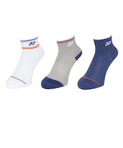 ヨネックス(YONEX)テニス ジュニアアンクルソックス 3足組 19269JY-080