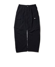 ニューエラ（NEW ERA）ナイロン カーブド カーゴパンツ ブラック 15129331